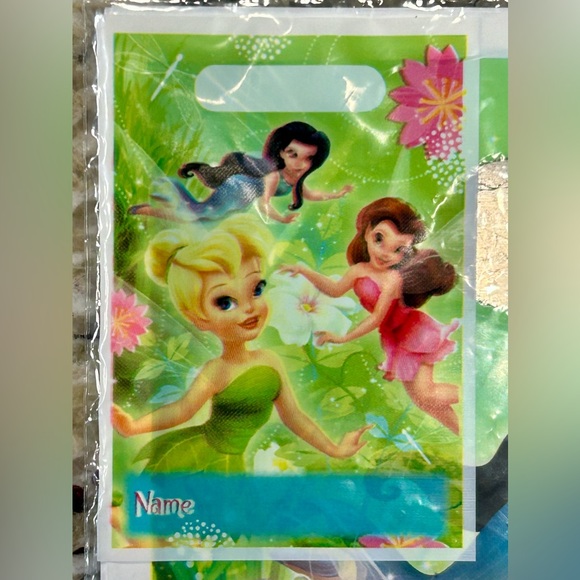 Disney FAIRIES Treat Bags 8ct party favor Tinkerbell Rosetta Silvermist NEW - Picture 2 of 2